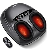 KNQZE Shiatsu Foot Massager with Heat, Compression, Deep Kneading Foot Massage for Plantar Fascii...