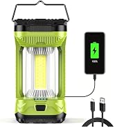 AlpsWolf Camping Lantern Rechargeable, 4000mAh LED Lantern for Power Outages Super Bright Portabl...