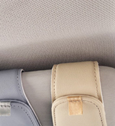 Teoenix Car Sunglasses Holder 2 Pack Gray