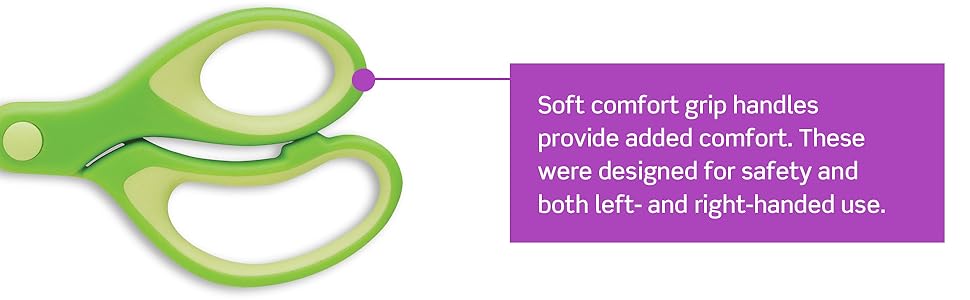 Comfort grip handles for added comfort and are designed for safety with left and right handed use