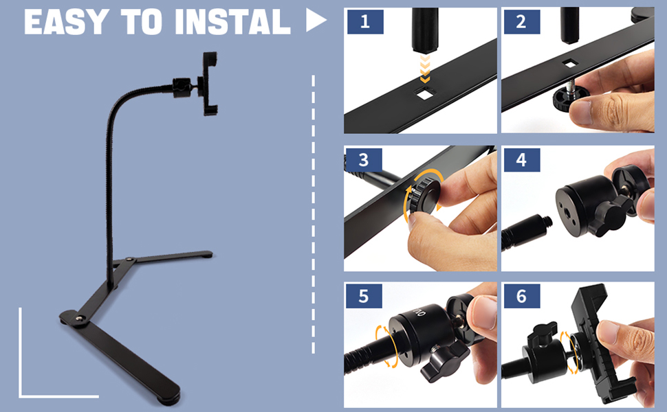 Metal Build, Stable Support,EASY TO INSTAL