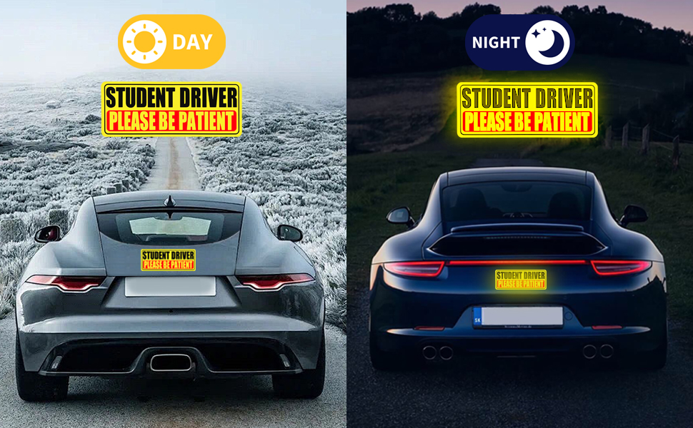 New Driver Sticker Signs