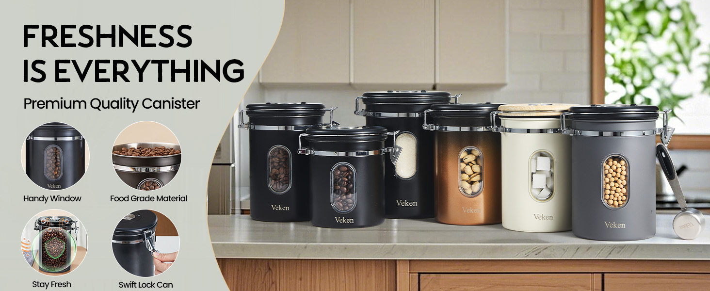 coffee canister jars tins can