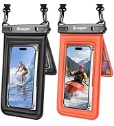 [Up to 8.5''] Waterproof Phone Pouch Floating, Double Bags Waterproof Phone Case with Lanyard for...