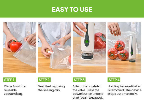 Compact Vacuum Sealer for Food
