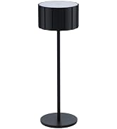 East Grove Home Cog LED Cordless USB-C Re-Chargeable Desk Lamp, 5200mAh Battery Operated with 3 C...