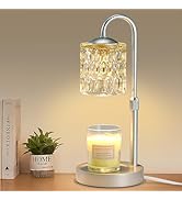 Briever Dimmable Candle Warmer Lamp with Timer, Height Adjustable Electric Candle Wax Warmer, Chr...