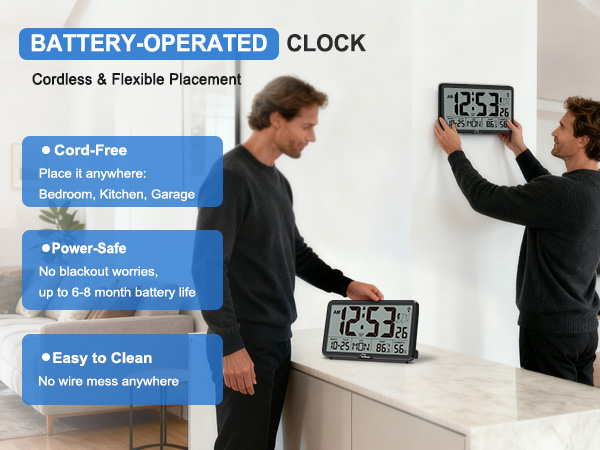 Battery-Operated Clock