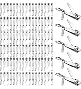 Individually Wrapped Nail Clippers in Bulk Stainless Steel Fingernail Clippers Bulk, Sturdy Thick...
