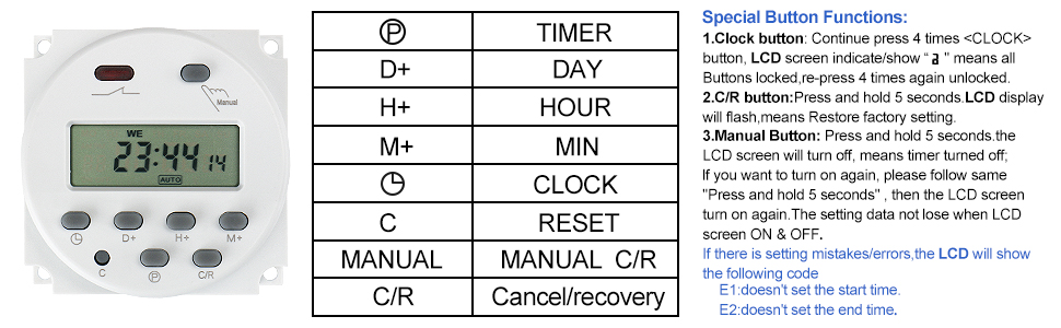 timer switch 12v