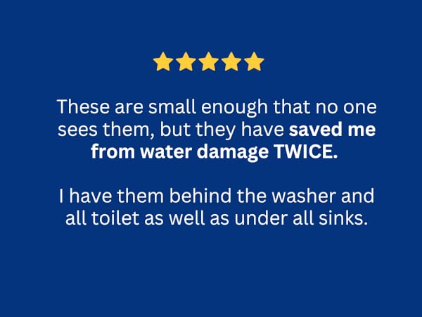 Flood Buzz water leak alarms
