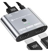 HDMI 2.1 Switch 16K/8K@120Hz/4K@240Hz - HDMI Switch 2 in 1 Out/HDMI Switch 1 in 2 Out, HDMI Split...