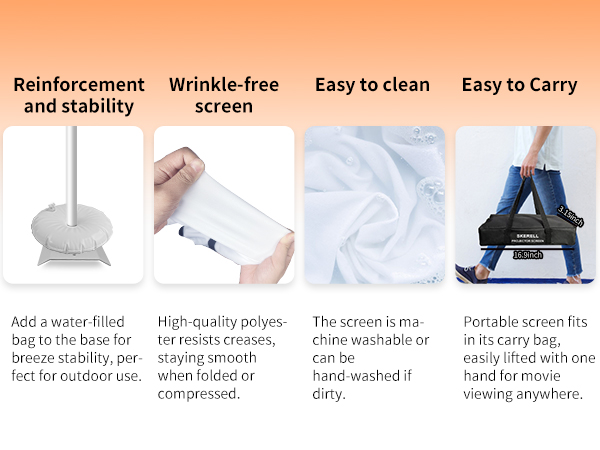 projector screen outdoor