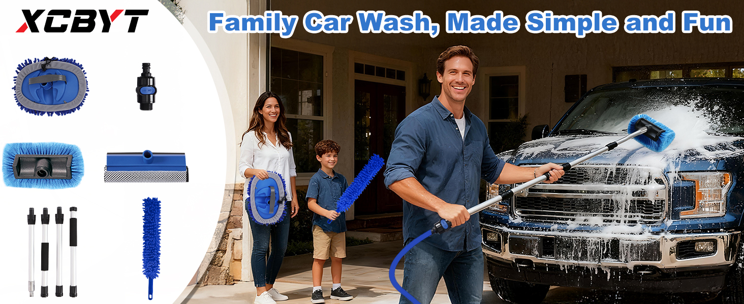 car wash brush with long handle