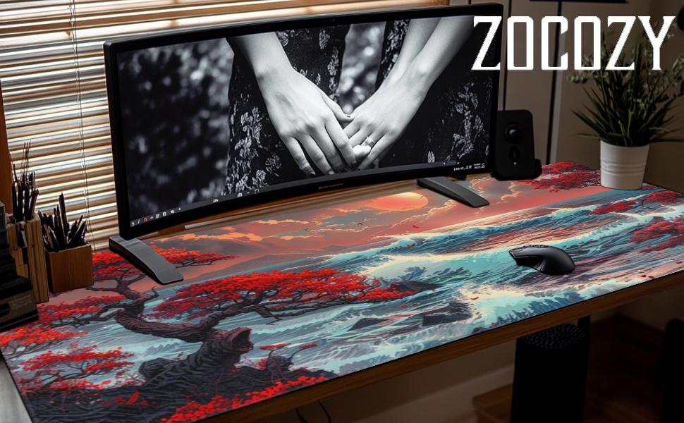 Oversized 3XL Extended Large Gaming Mouse Pad 48x24 Inch, Waterproof Desk Pad