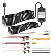 EWAY Type-C USB C Port Dash Cam Hardwire Kit, 3-Lead Acc Hard Wire Kit for Dash Camera 24H Parkin...