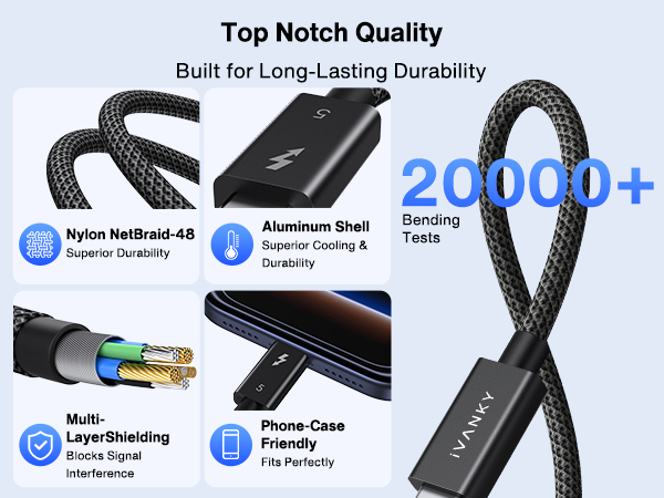 USB C Thunderbolt 5 cable