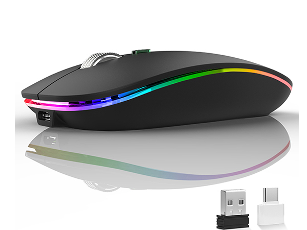 G12 Matte Black Wireless Mouse