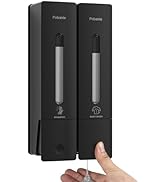 1984 Shampoo and Conditioner Dispenser Wall Mount Shower Dispenser 2 Chamber No Drill Bathroom Se...