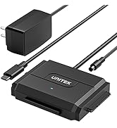IDE/SATA to USB C 3.0 Adapter, Unitek Universal IDE Hard Drive Little Triangle pro Converter for ...