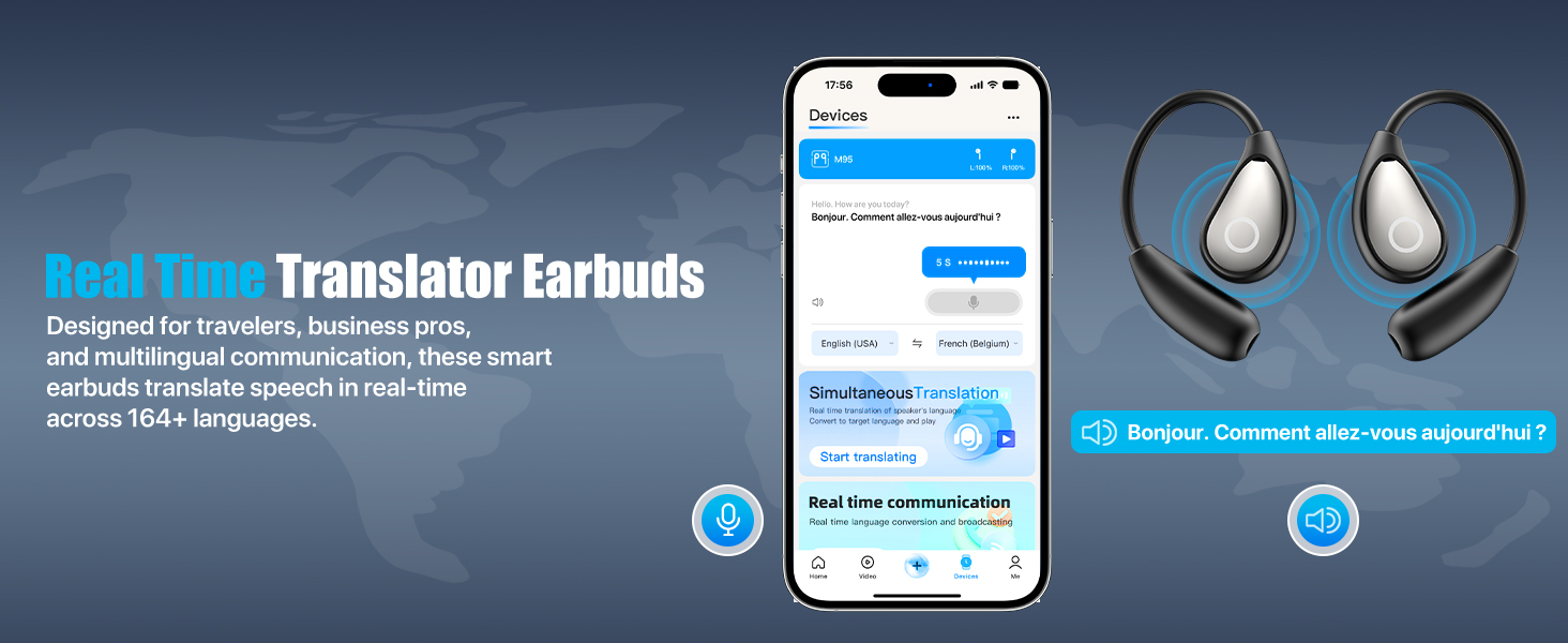 real time translator earbuds