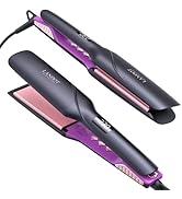 LANDOT Wide Flat Iron Hair Straightener for Fast Styling Thick/Long/Coarse Hair: 1-3/4 Inch Ceram...