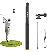 VRIG 160cm/63in Golf Monopod Invisible Selfie Stick w Ground Spike Stakes | Extended Pole for Ins...
