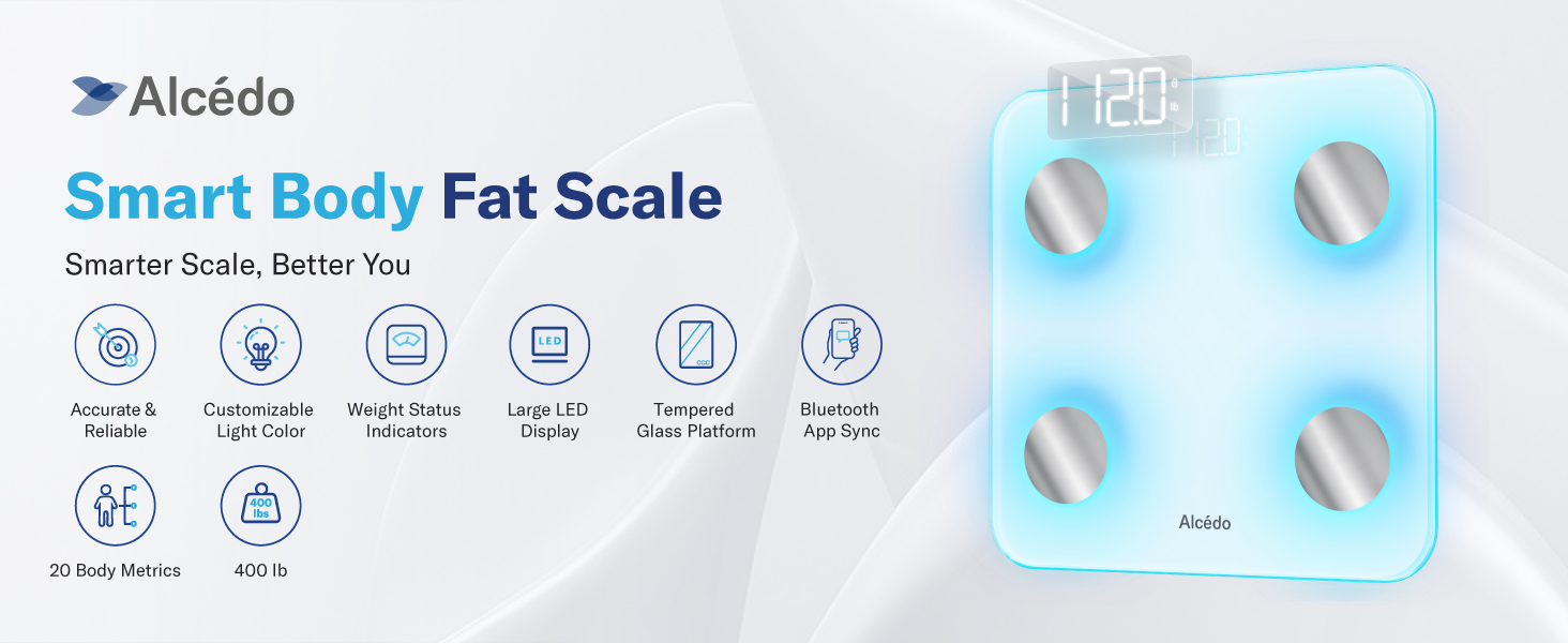 Alcedo Smart Body Fat Scale