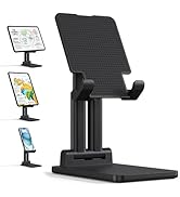 ARZOPA Cell Phone Stand Angle Height Adjustable Phone Holder for Desk, Foldable Phone Stand, Comp...