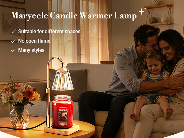 marycele candle warmer lamp with timer - perfect for home decor
