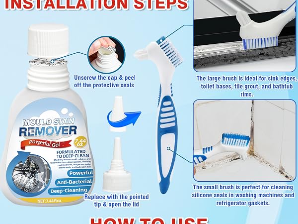 Melanther Mold Stain Cleaning Gel