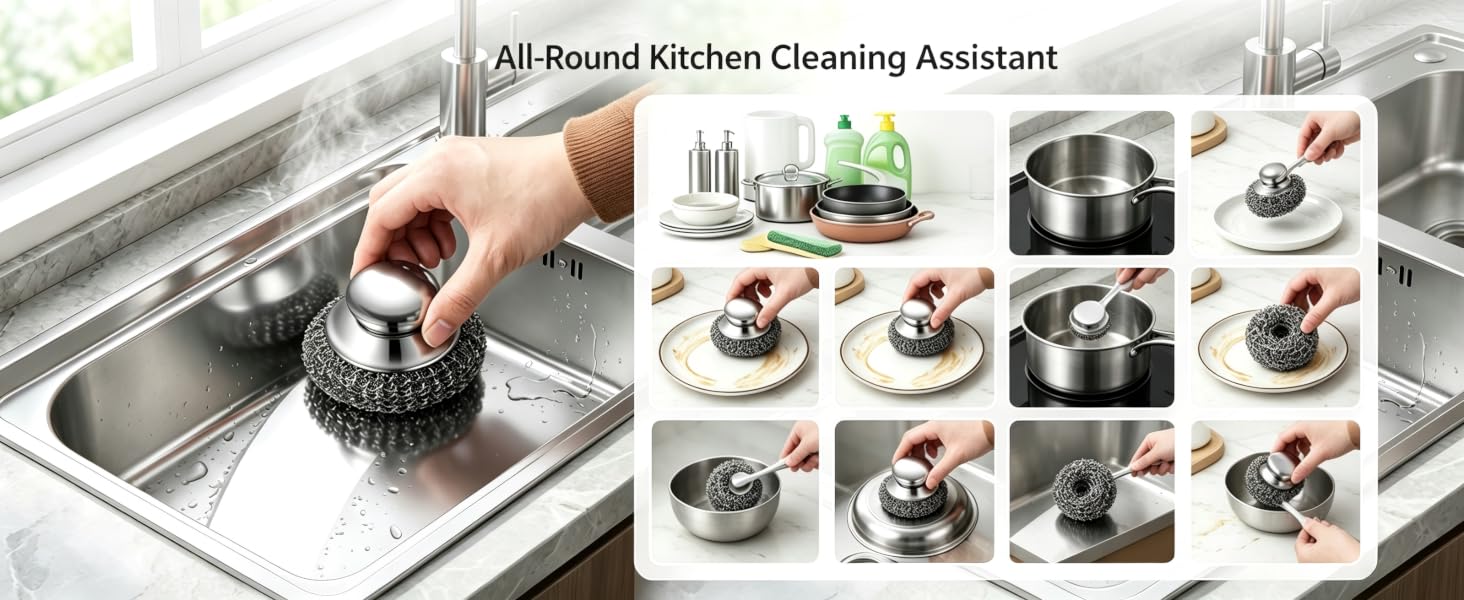Steel Wool Scrubber