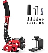 aikeec 64 Bit USB Handbrake with Clamp for PC Windows Sim Racing Games G25 G27 G29 T500 FANATECOS...