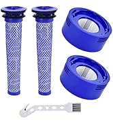 4 Pack Vacuum Filter Replacement Kit for Dyson Dyson V8+, V8, V7 Absolute Animal Motorhead Vacuum...