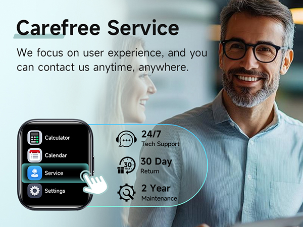1.85&amp;#34; Fitness Tracker for Android &amp;amp; iPhone, Answer/Make Calls, Alexa Built-in