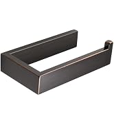 SAYAYO Oil Rubbed Bronze Toilet Paper Holder Wall Mount, Brushed Bronze Toilet Tissue Holder for ...