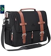 MATEIN Messenger Bag with USB Charging Port, 15.6 inch Laptop Bags Large Mens Briefcase with Shou...