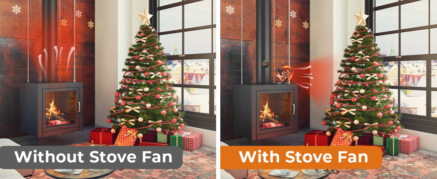 wood stove fan