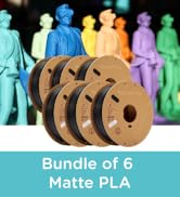 PLA Bundle PLA Pack of 6 PLA Filament 6 Rolls