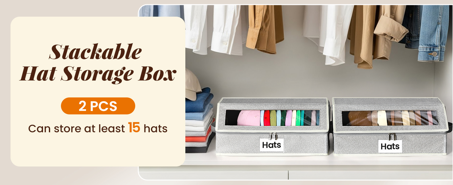 cap organizer box