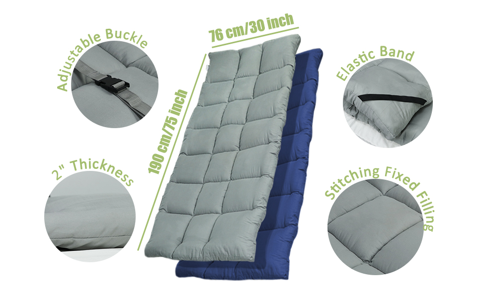 camping cot mattress