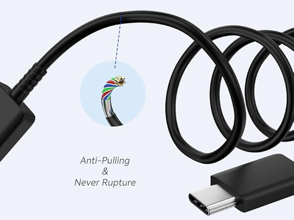 Phone Charger Android,Samsung Charger Fast Charging Type C with USB C Charger Cable 6.6Ft for s10