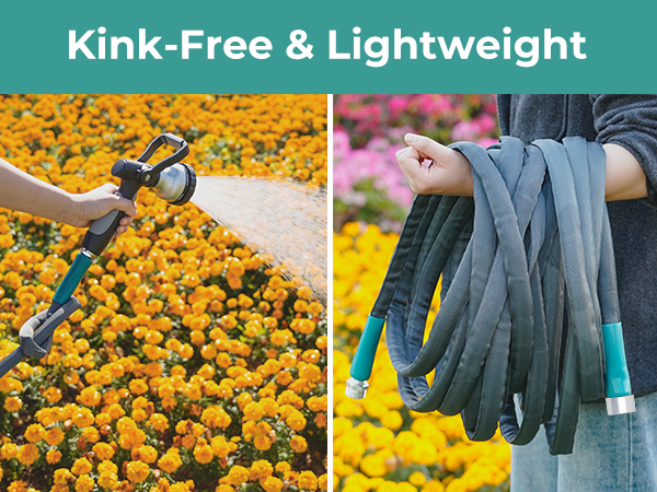Kink-Free &amp; Lightweight Garden Hose