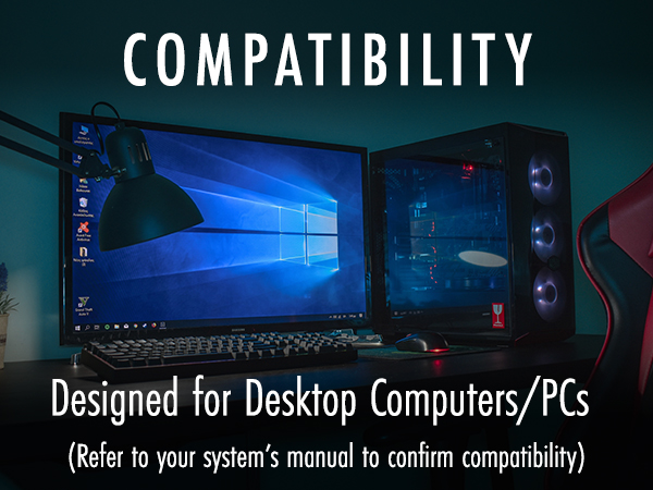 Compatible with Desktop Computers and PCs