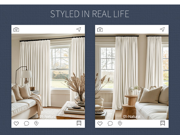 pleated curtains