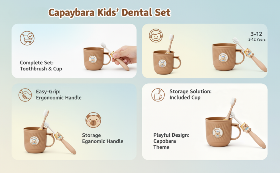 Capybara Kids Toothbrush
