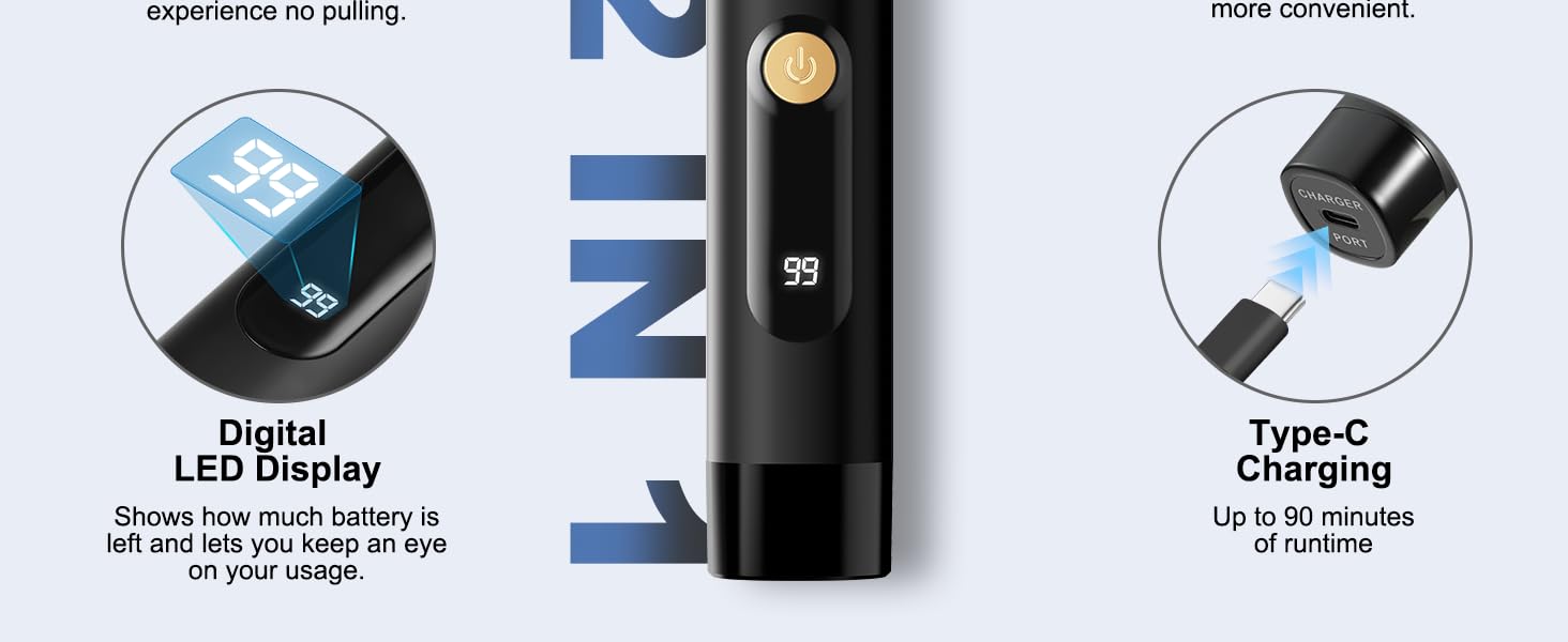nose hair trimmer for men rechargeable usb