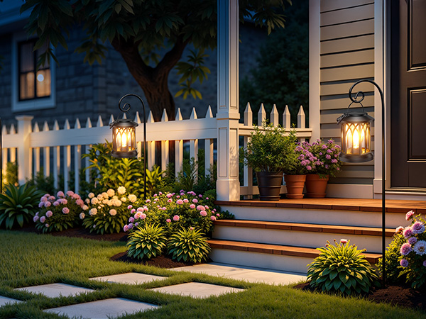 garden lights solar powered