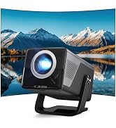 [2000 ANSI/AI Visual Calibration/4K Support] X7 Native 1080P Smart Projector with Android 14 OS, ...