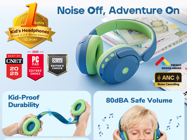 kids bluetooth headphones